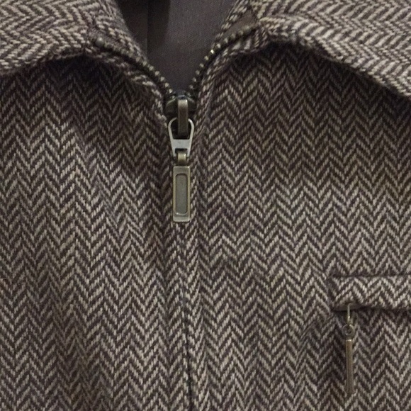 Haggar brown tweed jacket (sz 10) - Picture 4 of 8